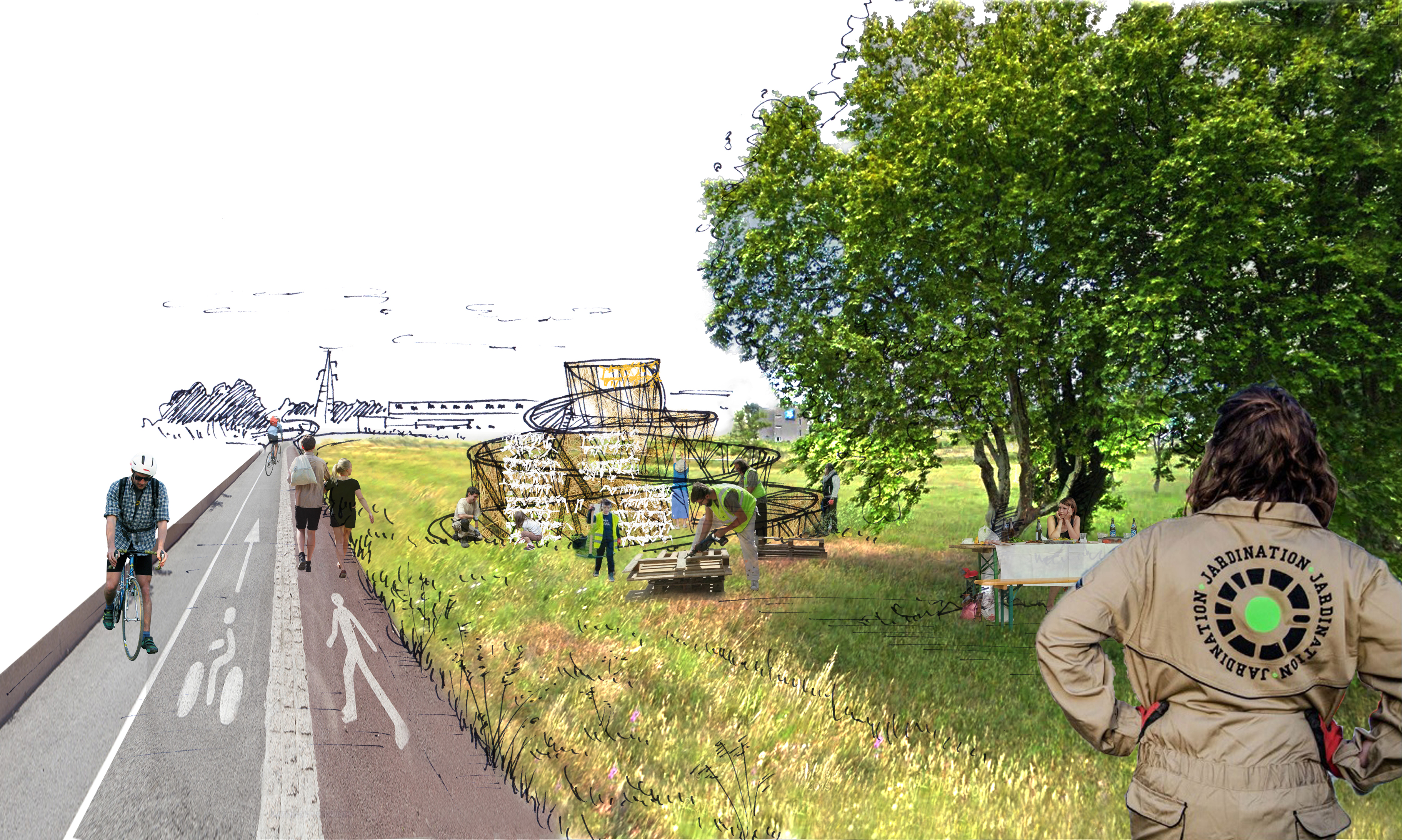 Atelier de peinture, de dessin, d’écologie urbaine et du paysage depuis le Tiers-Lieu à la Verrerie à Arles